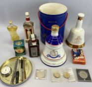 BELLS SCOTCH WHISKY & OTHER BOTTLED ALCOHOL & COLLECTABLES GROUP - to include coinage and