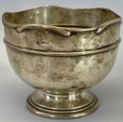 SILVER PRESENTATION BOWL, Birmingham 1920, inscribed "Penrhyn Ploughing Match, 1921, 1st Prize