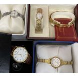 OFFERED WITH LOT 20 - LADY'S ROTARY QUARTZ WRISTWATCHES (3) and one other to include a gold plated