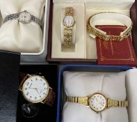 OFFERED WITH LOT 20 - LADY'S ROTARY QUARTZ WRISTWATCHES (3) and one other to include a gold plated