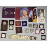 VICTORIA, GEORGE VI FESTIVAL OF BRITAIN - packaged and loose commemorative crowns collection, ETC,