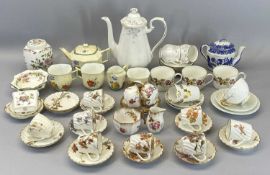 ROYAL ALBERT "SATIN ROSE" TEAWARE and a large parcel of other cabinet, teaware and assorted