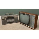 MID CENTURY & LATER VINTAGE TELEVISIONS (2) to include an RGD brand black and white television,