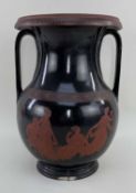 LARGE SWANSEA DILLWYN ETRUSCAN POTTERY PELIKE VASE 1847-1850 of Classical Italo-Greek form having