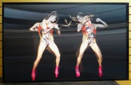 ‡ DERRICK SANTINI (British, b. 1965) lenticular print - 'Suki vs. Suki', 2010, 84 x