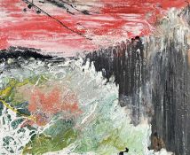 ‡ KHALED 'KARL' GHATTAS (1958-2007) oil on board - entitled verso 'Sea Barrier', signed and dated