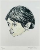 ‡ SIR KYFFIN WILLIAMS RA (1918-2006) limited edition (70/150) print - head portrait of Tehuelche