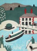 ‡ JULIAN TREVELYAN RA (1910-1988) limited edition (8/100) lithograph - entitled 'The Lock Keeper's