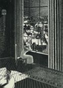 ‡ CLAUGHTON PELLEW (Cornish, 1890-1966) limited edition (4/30) wood engraving - 'Night', signed