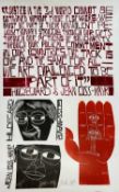 ‡ PAUL PETER PIECH (American-British, 1920-1996) three colour lithograph - anti-war poster with