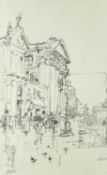 ‡ DIANA ARMFIELD (b.1920) pencil - entitled verso 'Gesati on the Zattence, Venice, 1987', signed