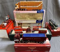 CORGI 1:50TH SCALE HAULIERS TRUCKS (4), Days Gone London Bus Collection set and a Matchbox coach and