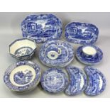 SPODE - modern blue and white china, also, Copeland Italian blue and white and an assortment of