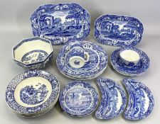 SPODE - modern blue and white china, also, Copeland Italian blue and white and an assortment of