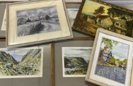 KEITH ANDREW 1970s prints - various North Wales scenes, signed in pencil, 19 x 29cms, DAWN