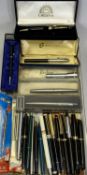 VINTAGE PENS/RELATING ADVERTISING MATERIAL - a Watermans 512V lever fill with 14ct nib, Conway