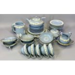 WEDGWOOD OF ETRURIA, BARLASTON EMBOSSED TEA & TABLEWARE - approx 45 pieces