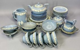 WEDGWOOD OF ETRURIA, BARLASTON EMBOSSED TEA & TABLEWARE - approx 45 pieces