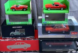 1:18 & 1:24 SCALE COLLECTORS DIECAST VEHICLES (6) - to include a Sunstar 1975 Ford Escort Mk 2