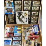 AVIATION COLLECTABLE DIECAST & OTHER AIRPLANES & HELICOPTERS, 36 ITEMS - mainly mint and in original