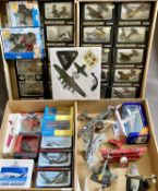 AVIATION COLLECTABLE DIECAST & OTHER AIRPLANES & HELICOPTERS, 36 ITEMS - mainly mint and in original