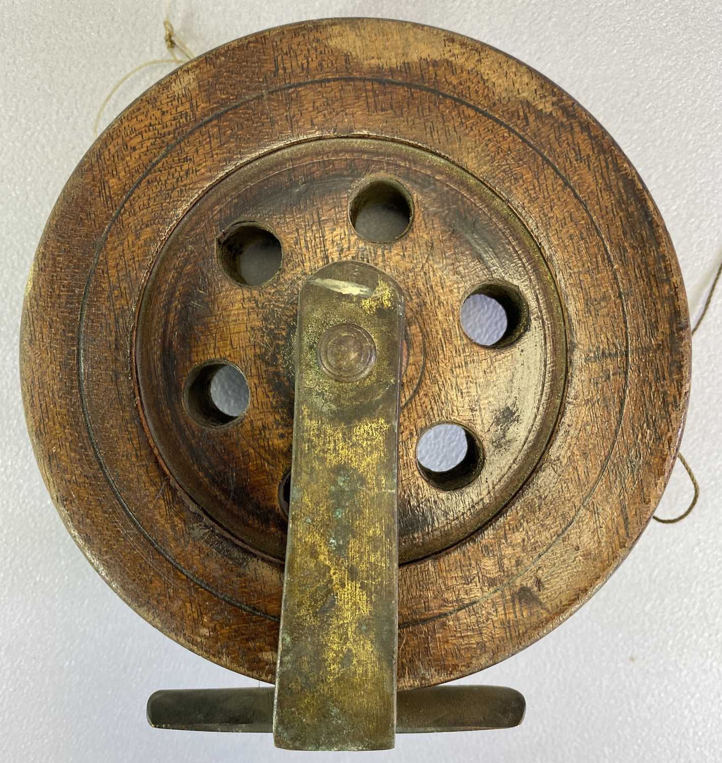 FISHING INTEREST - six old reels to include Bakelite, Allcock, wooden, Gryson Young Limited - Image 6 of 7