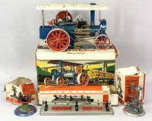 WILLESCO BOXED STEAM TRACTION ENGINE (D40) and associated items