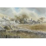 KEITH ANDREW RCA limited edition (3/350) coloured print - expansive Anglesey country scene with
