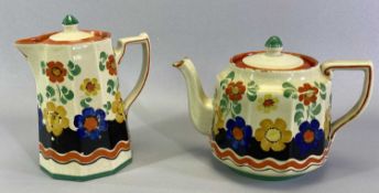 WADES VINTAGE FLORAL DECORATED TEA & COFFEE POT