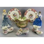 ROYAL DOULTON FIGURINES (2) - 'Angela' HN5603, 24cms tall and 'Helen' HN3601, also, Royal Albert