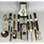 VINTAGE/LATER LADY'S & GENT'S WRISTWATCHES - a varied collection of manual and Quartz watches with