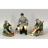 ROYAL DOULTON FIGURES (3) - 'The Huntsman' HN2492, 19cms tall, 'The Master' HN2325, 15cms tall