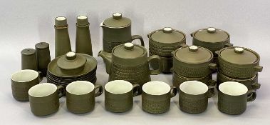 DENBY CHEVRON TABLEWARE - approximately 25 pieces