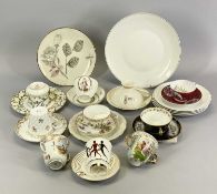 CONTINENTAL PORCELAIN CABINET CUPS & SAUCERS ETC - makers include Sevres, Dresden, USSR, Winterling,