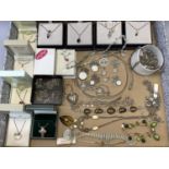 925 STERLING SILVER & OTHER GOOD QUALITY NECKLACES - an excellent collector's quantity, over 100