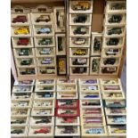 DAYS GONE DIECAST VEHICLES BY LLEDO (66) - to include numerous advertising vans, buses, H M Queen