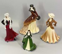 COALPORT LADIES OF FASHION FIGURINE 'JOAN', 22cms tall, Royal Worcester Premier figurine '