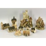 DAVID WINTER MODELS - 'The Castle Gate', 22cms tall and 'The House on Top', 16cms tall, and a