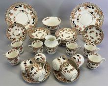EDWARDIAN STAFFORDSHIRE TEAWARE - approximately 30 pieces