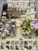 FASHION EARRINGS - a large collection, over 170 pairs including some on display stands
