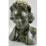 BEETHOVEN PARIAN BUST - After Selto, 38 x 28cms