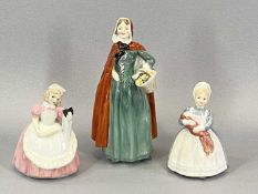 ROYAL DOULTON FIGURES (3) - 'Jean' HN2032, 20cms tall, 'The Rag Doll' HN2142, 13cms tall and '