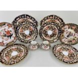 ASSORTED ROYAL CROWN DERBY IMARI PATTERN BONE CHINA, including pair oval dessert dishes, 6 various