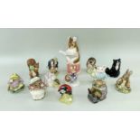 ASSORTED BEATRIX POTTER & OTHER FIGURES, by Beswick, Royal Albert, Royal Douton, including Old Mr