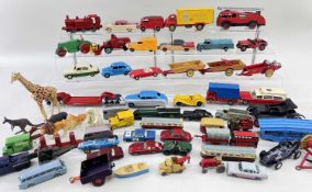 ASSORTED PLAY WORN DIE-CAST VEHICLES comprising Corgi Toys, Meccano Dinky Toys, Dinky Supertoys,