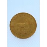 ONE OUNCE GOLD KRUGERRAND, 1975