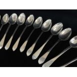 HARLEQUIN SET OF GEORGE IV & WILLIAM IV IRISH SILVER TEASPOONS, various makers, Dublin 1829 (4),