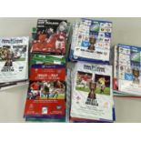 LARGE QUANTITY OF PROFESSIONAL ERA RUGBY UNION INTERNATIONAL PROGRAMMES includes 1999 World Cup