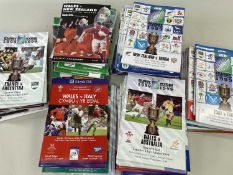 LARGE QUANTITY OF PROFESSIONAL ERA RUGBY UNION INTERNATIONAL PROGRAMMES includes 1999 World Cup