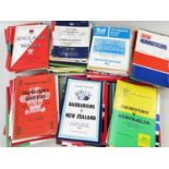QUANTITY OF AMATEUR PERIOD RUGBY UNION PROGRAMMES various, mainly early 1970s to early 1990s, many
